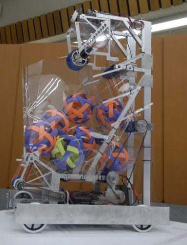 Our robot on ship day